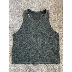 Athleta Cropped High Neck Racerback Athletic Tank Women's Size Medium